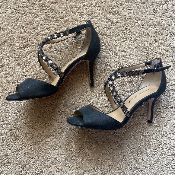 Black sparkle heels - Picture 2 of 6